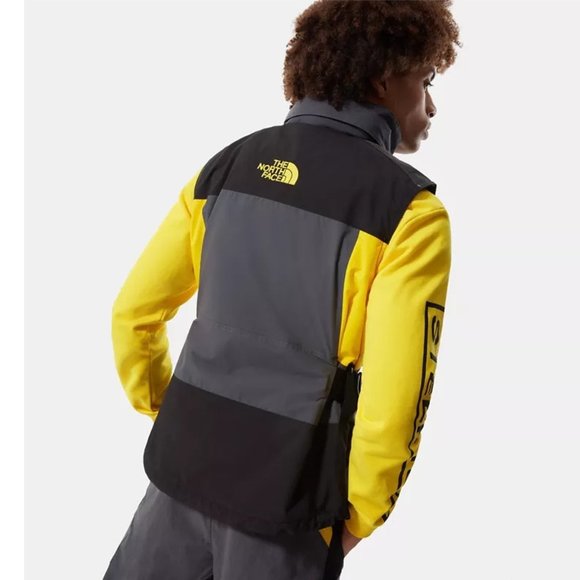 The North Face STEEP TECH Unisex Apogee Hooded Shell Ski Vest Yellow/Black  NEW - Picture 7 of 14